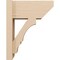 Ekena Millwork 8-in W x 16-in D x 20-in H Balboa Slat Rough Cedar Woodgrain TimberThane Outlooker, Primed Tan OUTUR080X16X20BOA24RCPR - alternate 6